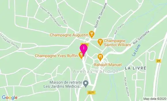 Localisation Marie Helene Nizet