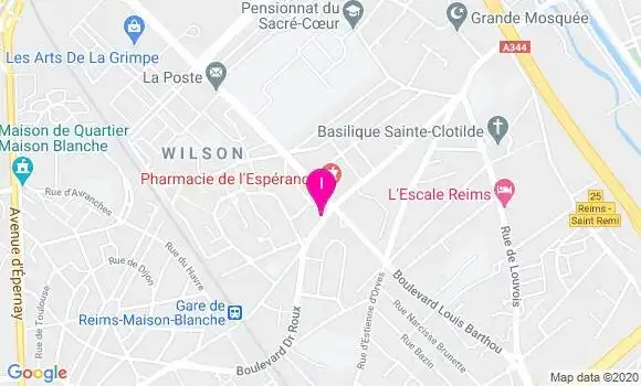 Localisation Emilie Verriere