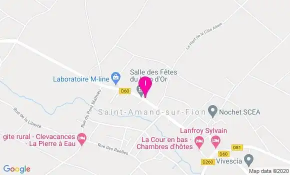 Localisation Sandrine Manceau