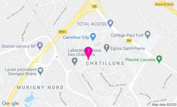 Localisation Catherine Saintives