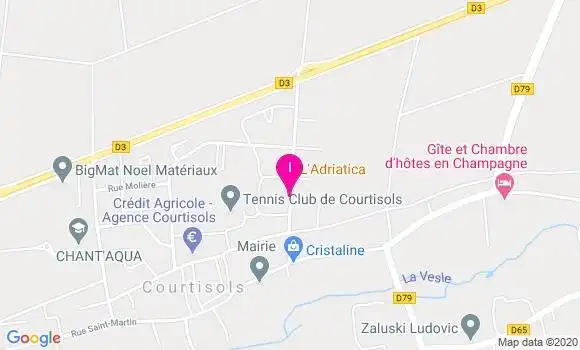 Localisation Coralie Lemoine