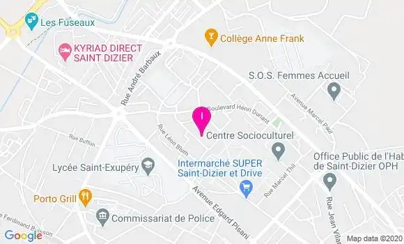 Localisation Frederique Monvoisin