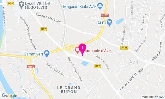 Localisation Louise Marie Gandon