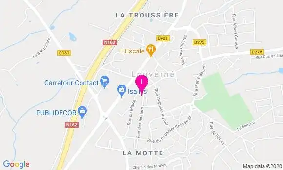 Localisation Nathalie Derbre