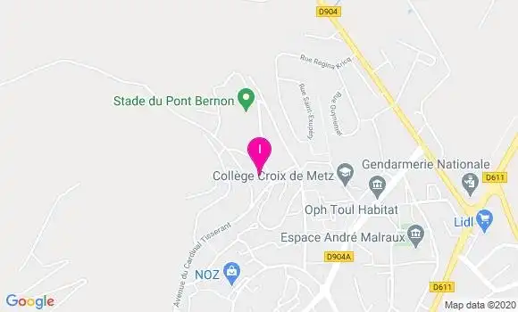 Localisation Marie Odile Lorrain