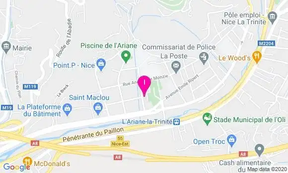 Localisation Sabrina Ouznani