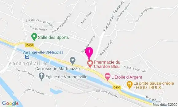Localisation Christelle Vauge