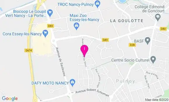 Localisation Charline Houssemand
