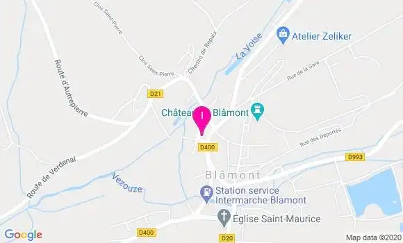 Localisation Nadege Antoine