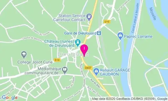 Localisation Alexandra Rouhier