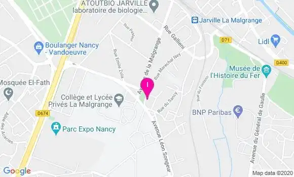 Localisation Natacha Ricci