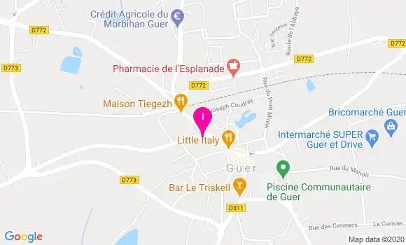 Localisation Elisabeth Bahon