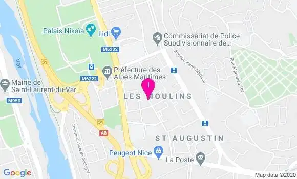 Localisation Bruno Baillaud
