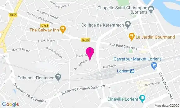 Localisation Paule Beauverger