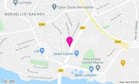 Localisation Guylaine Guillevic
