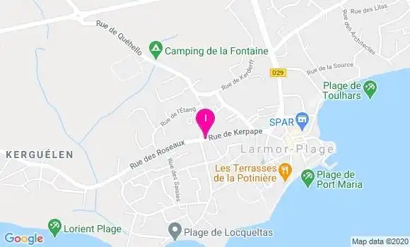 Localisation Marie Therese Le Devehat