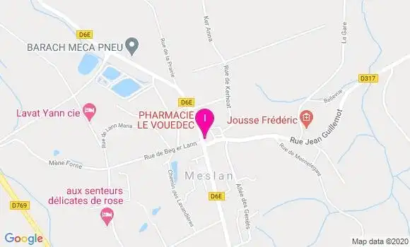 Localisation Rachel Le Dore