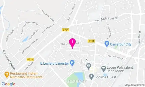 Localisation Nadia Fredonie