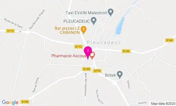 Localisation Marie Estelle Gaudin