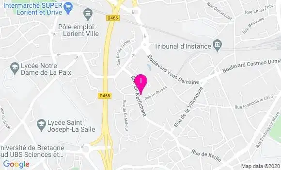 Localisation Sandrine Volantin