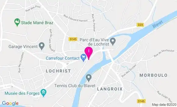 Localisation Martine Le Vaillant