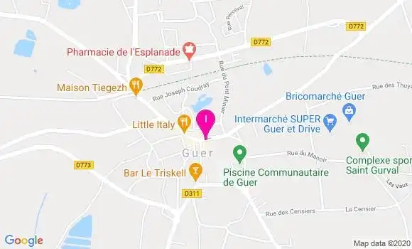 Localisation Magalie Lamour