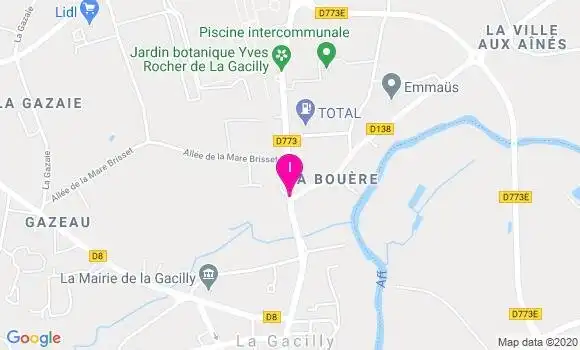 Localisation Lydie Perot