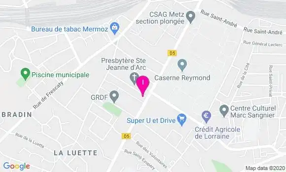 Localisation Marie Therese Authier Rebete