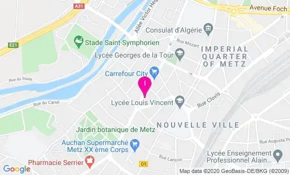 Localisation Khrystelle Mannebach