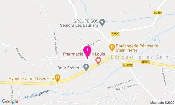 Localisation Nadine Benchabane