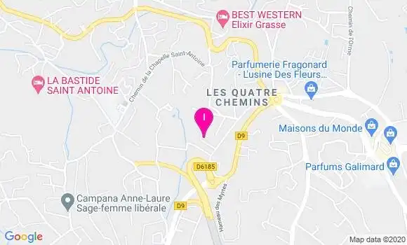 Localisation Amandine Codarini
