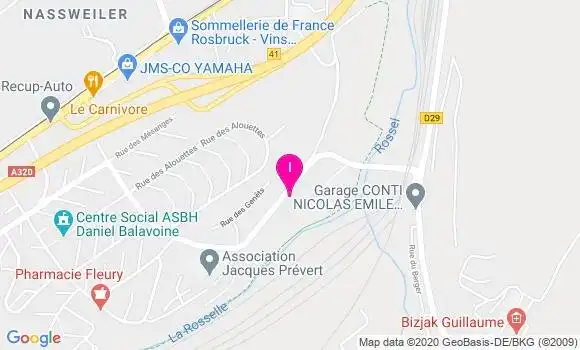 Localisation Caroline Grandperret