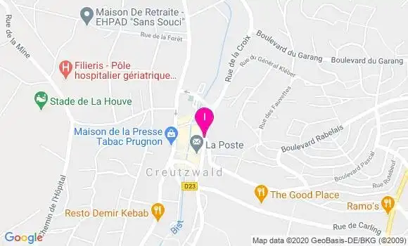 Localisation Isabelle Guldner