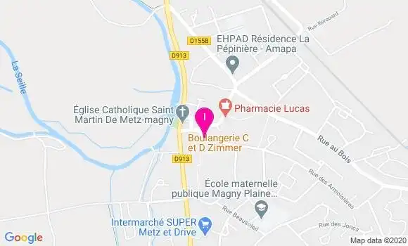 Localisation Yolanda Heude