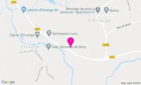Localisation Clarisse Niedzelski