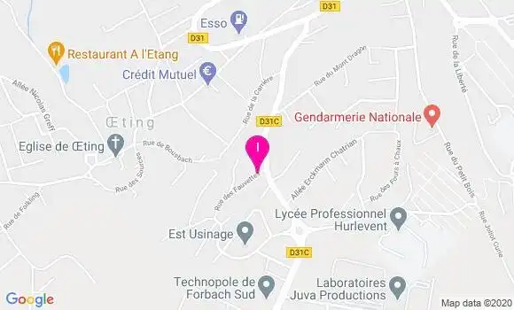 Localisation Nadine Reisdorf
