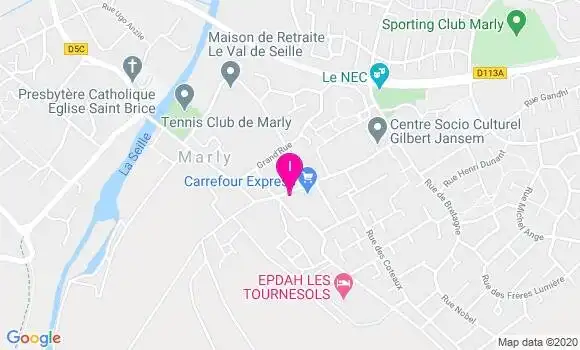 Localisation Denis Thouvenin