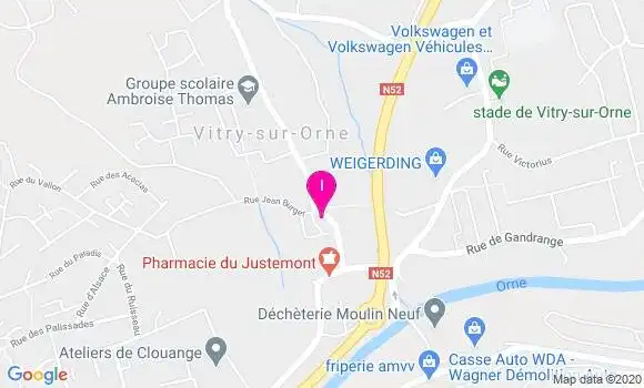 Localisation Sandrine Antoine