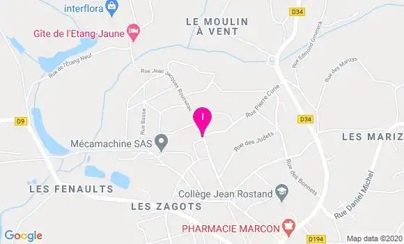 Localisation Nadine Benoist