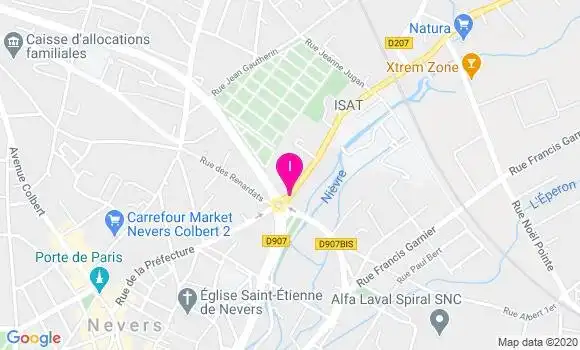 Localisation Caroline Cherrier