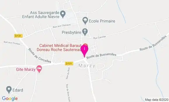 Localisation Claudine Gautheron