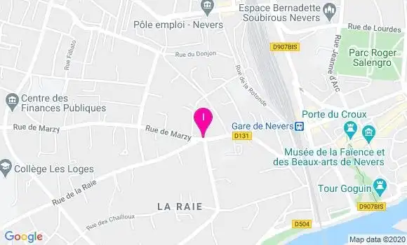 Localisation Clemence Vaillant