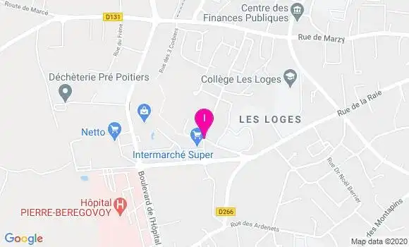 Localisation Emilie Chatelain