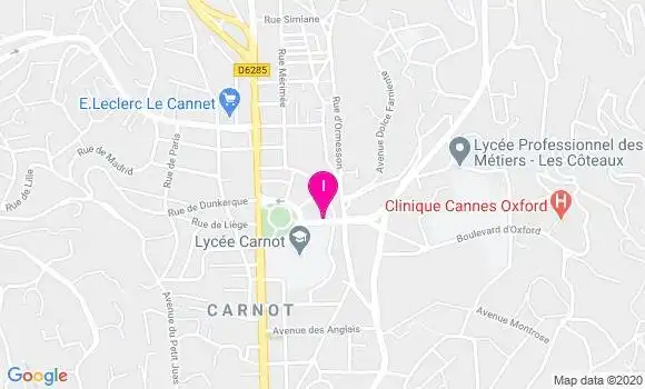 Localisation Nathalie Carbone