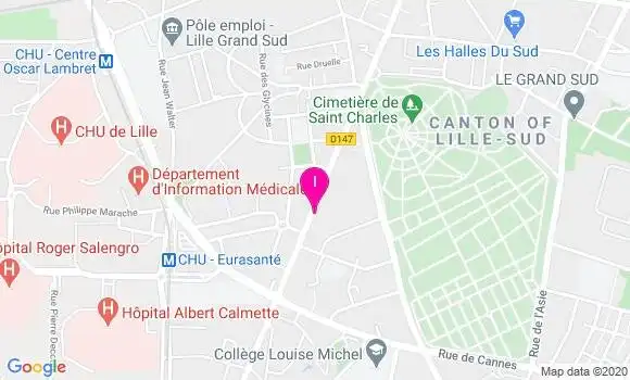 Localisation Geraldine Dabek