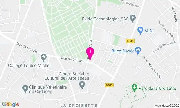 Localisation Maite Achte
