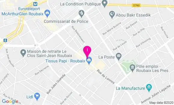 Localisation Sabine Ghysel