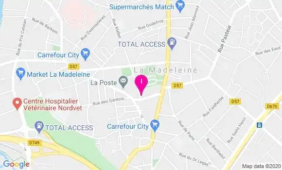 Localisation Marie Helene Carlier