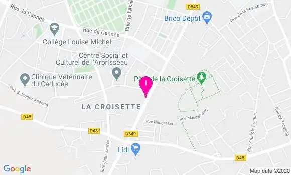 Localisation Irving Duthoy