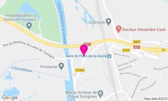 Localisation Aline Clamousse